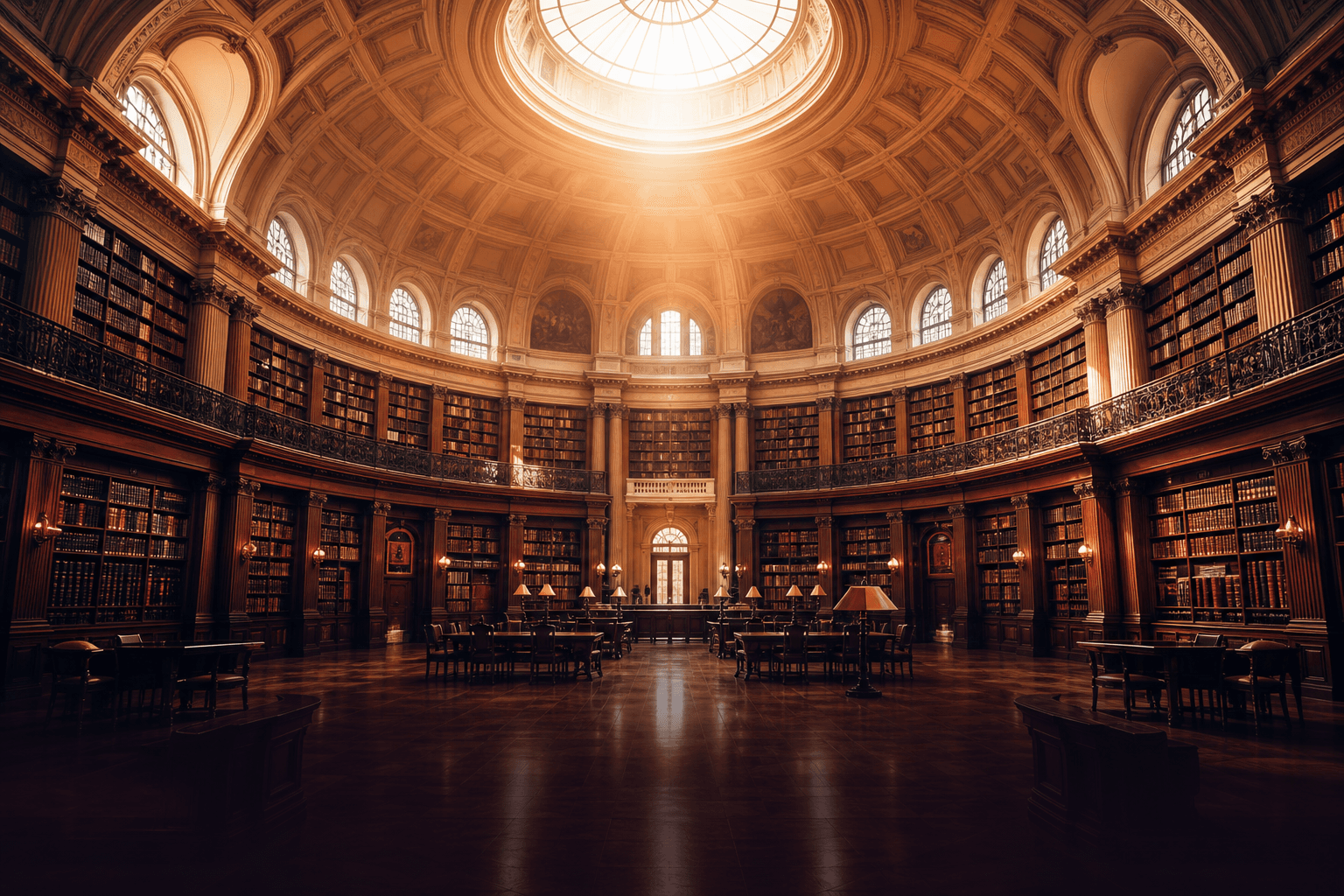 A tranquil library space — where soul shifts begin